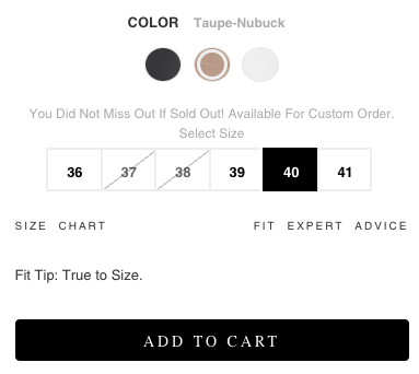If Stock > 0 than it has to show ADD to CART